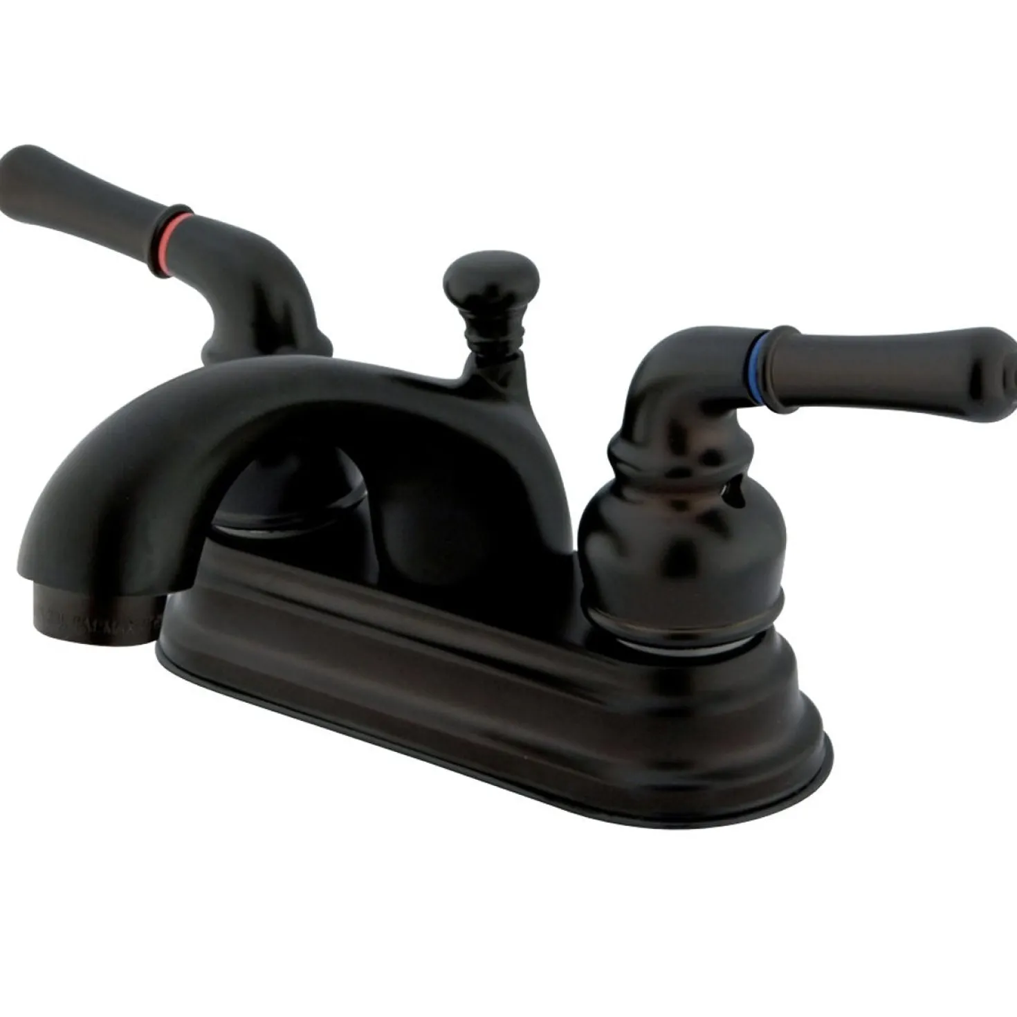 Kingston Brass KB2605NML 4-Inch Centerset Bathroom Faucet in Oil Rubbed Bronze