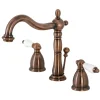Kingston Brass KB197PLAC 8 in. Widespread Bathroom Faucet, Antique Copper