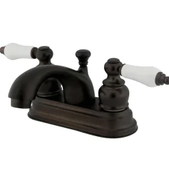 Kingston Brass KB3605PL 4-Inch Centerset Bathroom Faucet in Oil Rubbed Bronze