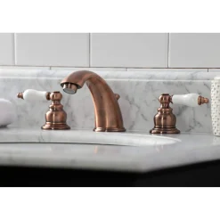 Kingston Brass KB966PL Magellan Widespread Bathroom Faucet, Antique Copper