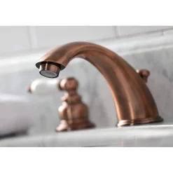 Kingston Brass KB966PL Magellan Widespread Bathroom Faucet, Antique Copper