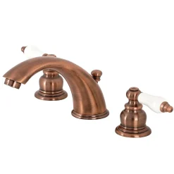 Kingston Brass KB966PL Magellan Widespread Bathroom Faucet, Antique Copper