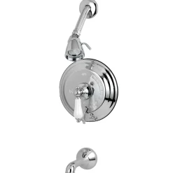 Kingston Brass KB36310PL Restoration Single Handle Tub and Shower Faucet