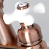 Kingston Brass KB561PXAC Restoration 4 in. Centerset Bathroom Faucet, Antique Copper