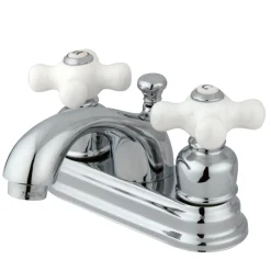 Kingston Brass KB2601PX 4-Inch Centerset Bathroom Faucet in Polished Chrome