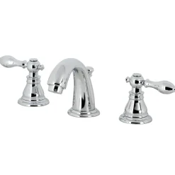 Kingston Brass KB91XACL-P American Classic Widespread Bathroom Faucet with Retail Pop-Up