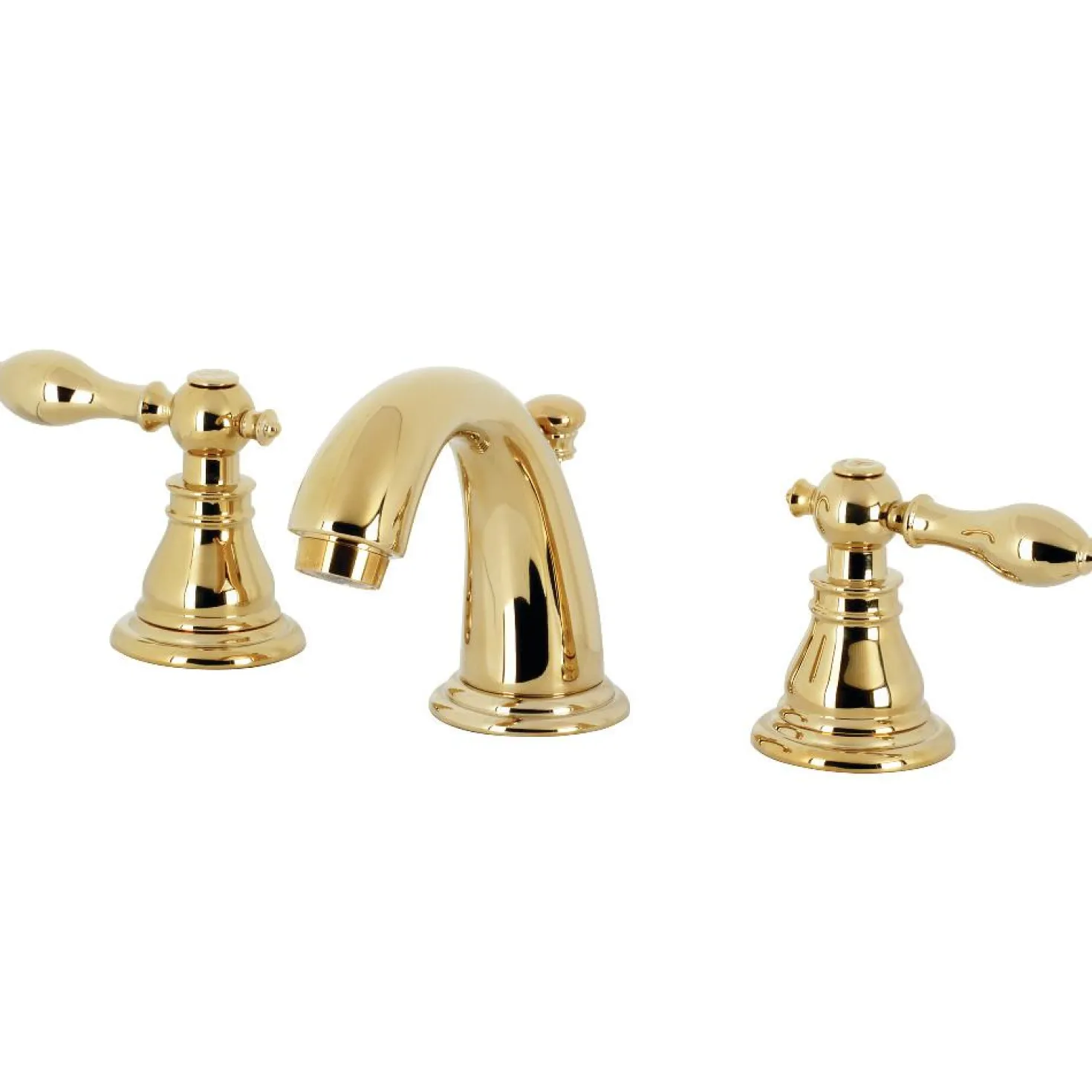 Kingston Brass KB91XACL-P American Classic Widespread Bathroom Faucet with Retail Pop-Up