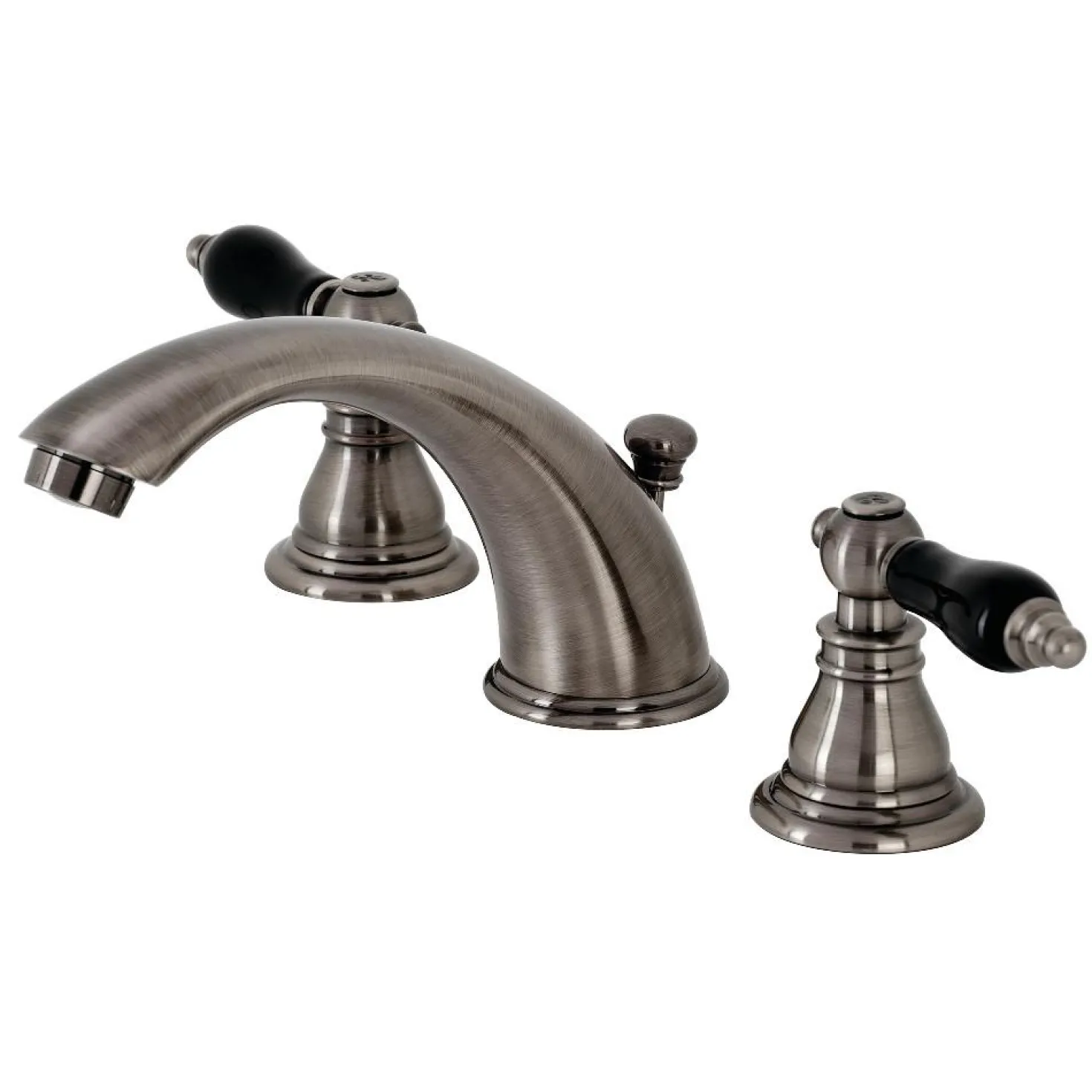 Kingston Brass KB96XAKL-P Duchess Widespread Bathroom Faucet with Plastic Pop-Up