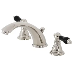Kingston Brass KB96XAKL-P Duchess Widespread Bathroom Faucet with Plastic Pop-Up