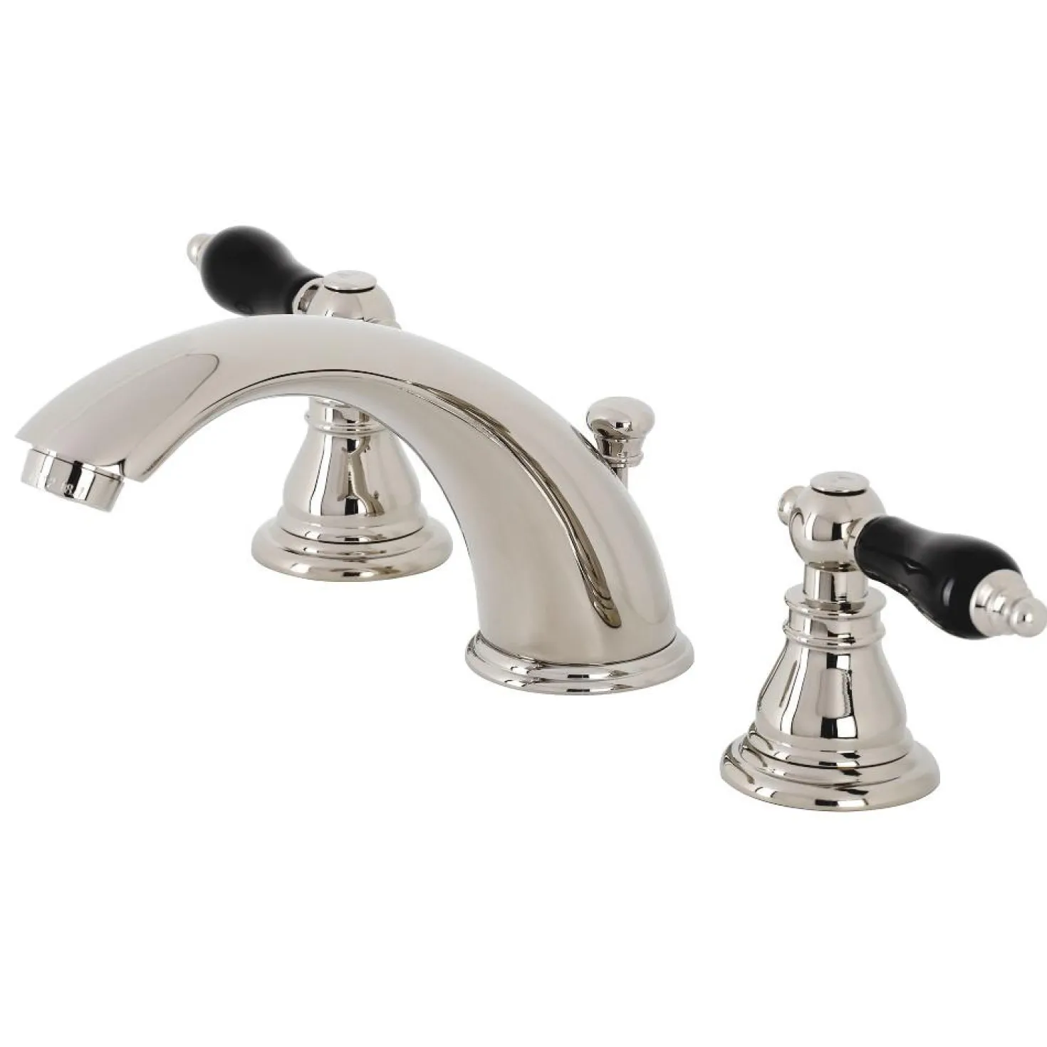 Kingston Brass KB96XAKL-P Duchess Widespread Bathroom Faucet with Plastic Pop-Up