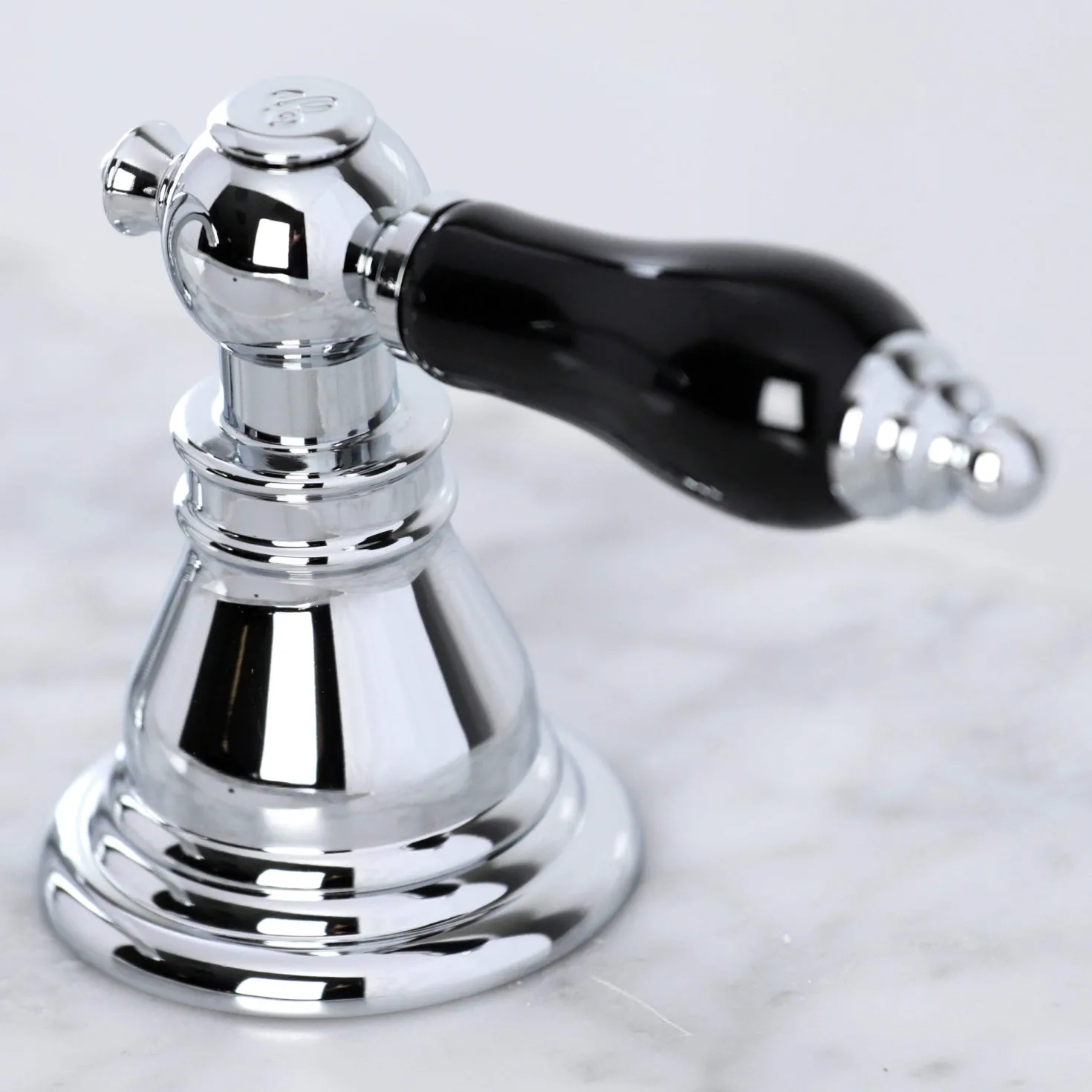 Kingston Brass KB96XAKL-P Duchess Widespread Bathroom Faucet with Plastic Pop-Up