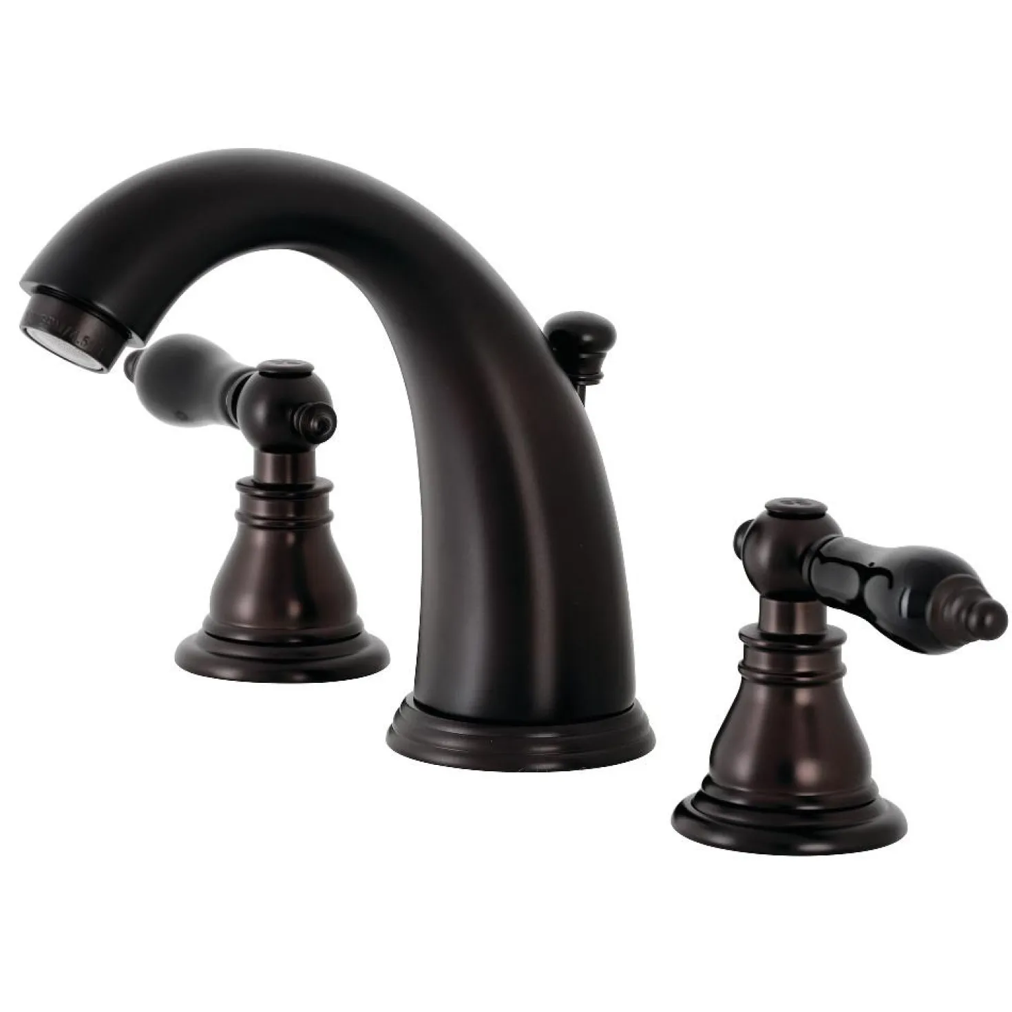 Kingston Brass KB98XAKL-P Duchess Widespread Bathroom Faucet with Plastic Pop-Up