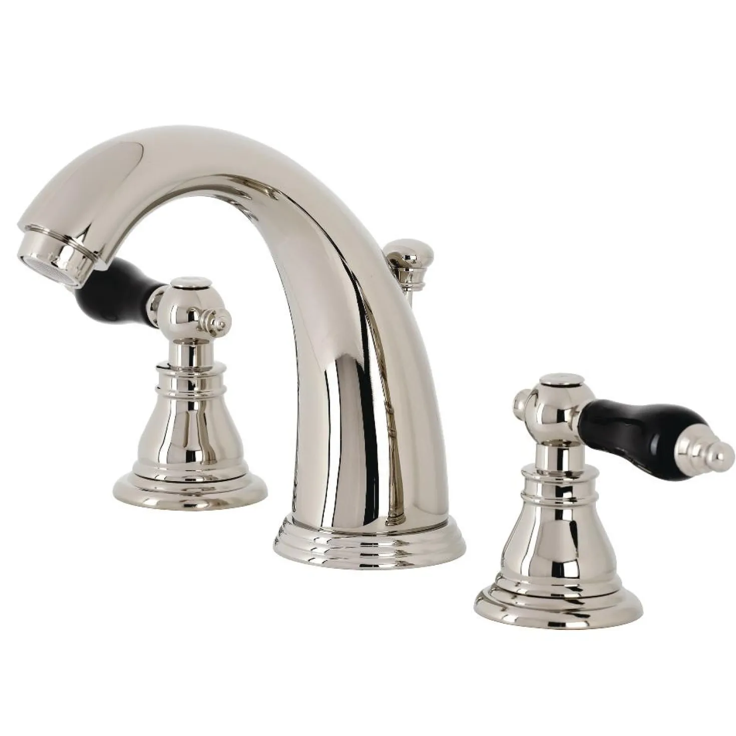 Kingston Brass KB98XAKL-P Duchess Widespread Bathroom Faucet with Plastic Pop-Up
