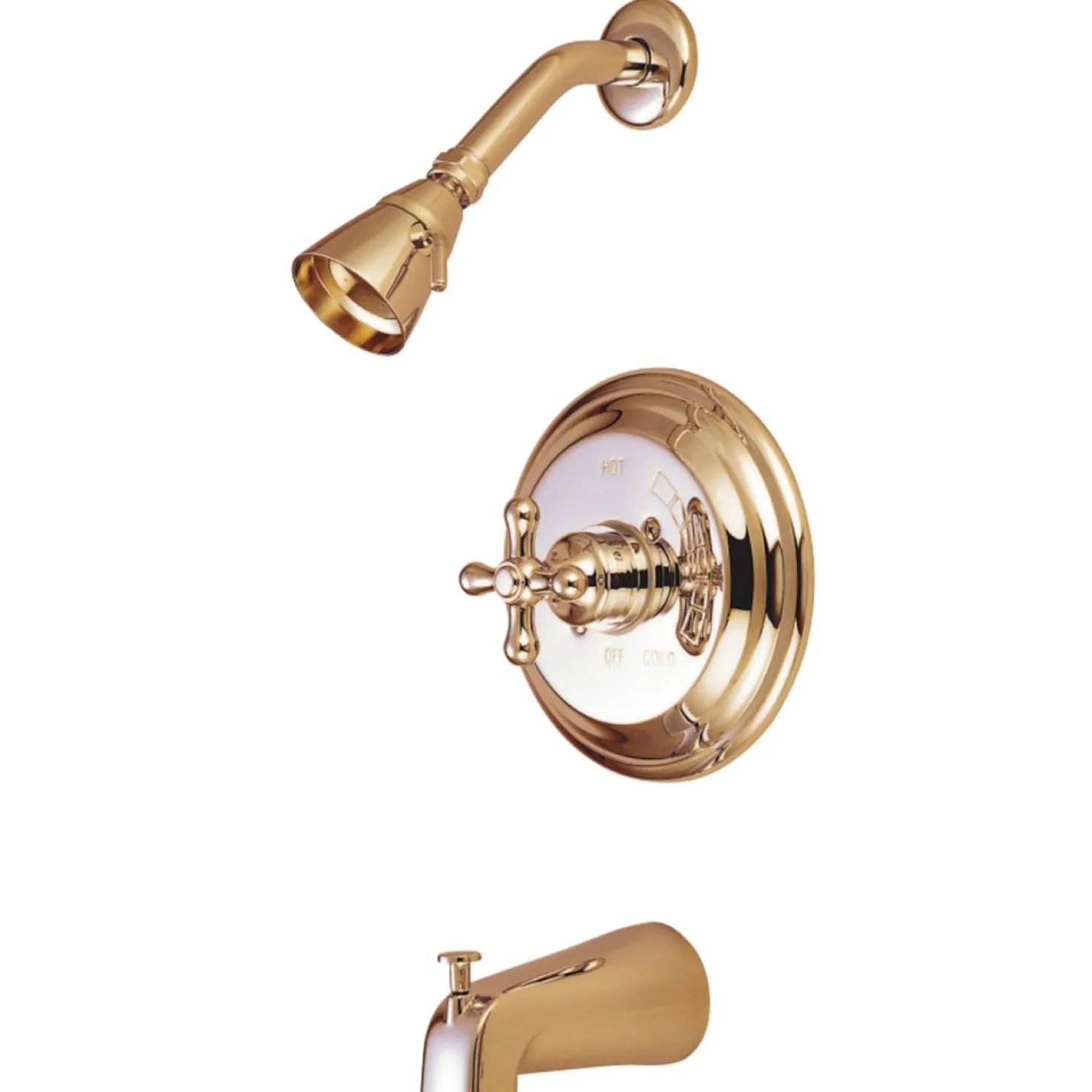 Kingston Brass KB363XAXT-P Tub and Shower Trim Only