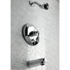 Kingston Brass KB463X0DFL-P Tub and Shower Faucet