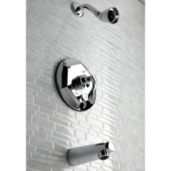 Kingston Brass KB463X0DFL-P Tub and Shower Faucet