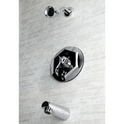 Kingston Brass KB463X0DFL-P Tub and Shower Faucet
