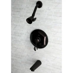 Kingston Brass KB463X0DFL-P Tub and Shower Faucet