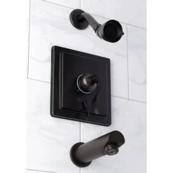 Kingston Brass KB865X0DFL-P Tub and Shower Faucet