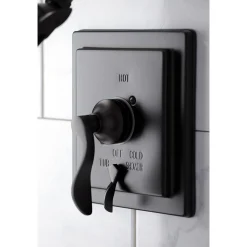 Kingston Brass KB865X0DFL-P Tub and Shower Faucet