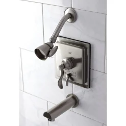 Kingston Brass KB865X0DFL-P Tub and Shower Faucet