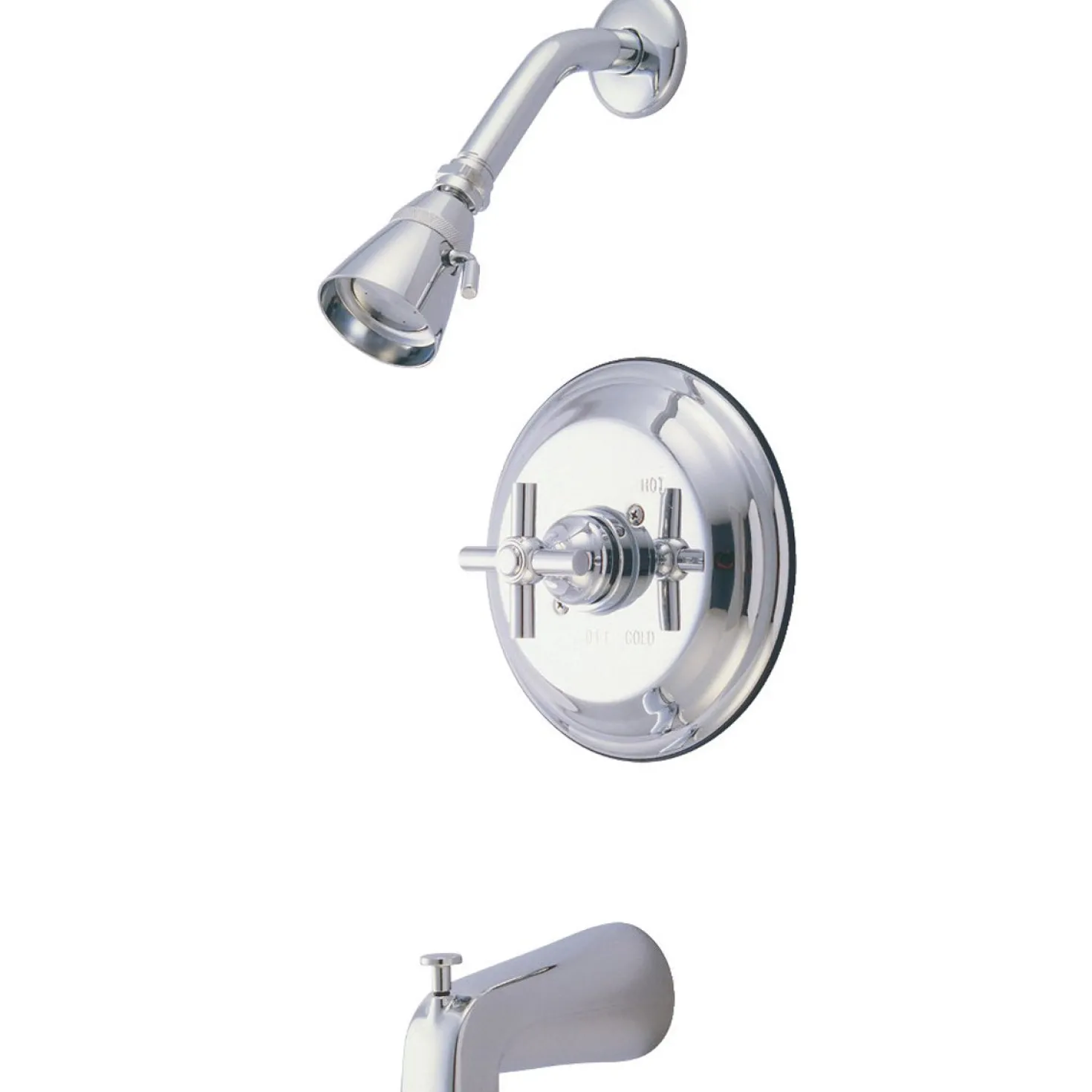 Kingston Brass KB263XEX-P Tub and Shower Faucet