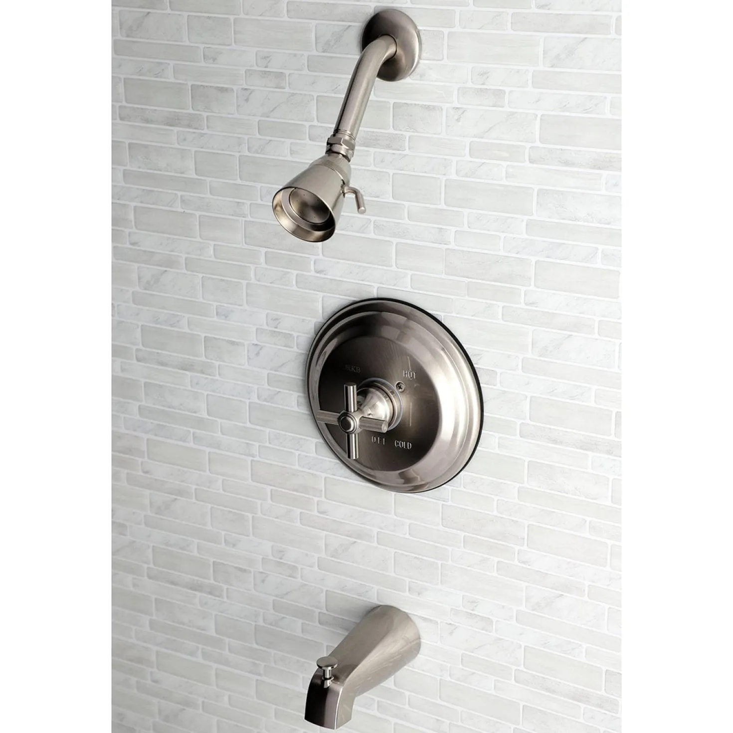 Kingston Brass KB263XEX-P Tub and Shower Faucet