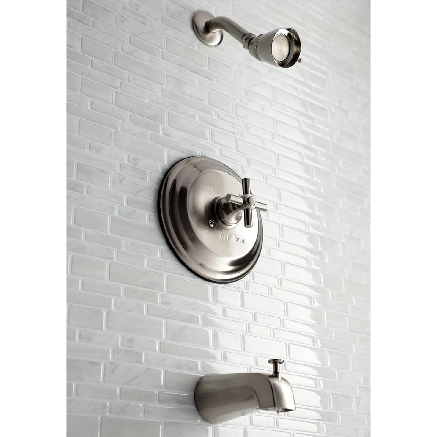 Kingston Brass KB263XEX-P Tub and Shower Faucet