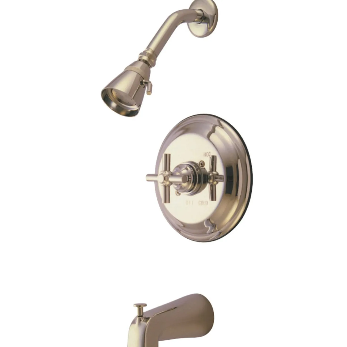 Kingston Brass KB263XEX-P Tub and Shower Faucet