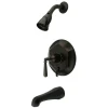 Kingston Brass KB463X0HL-P Tub and Shower Faucet