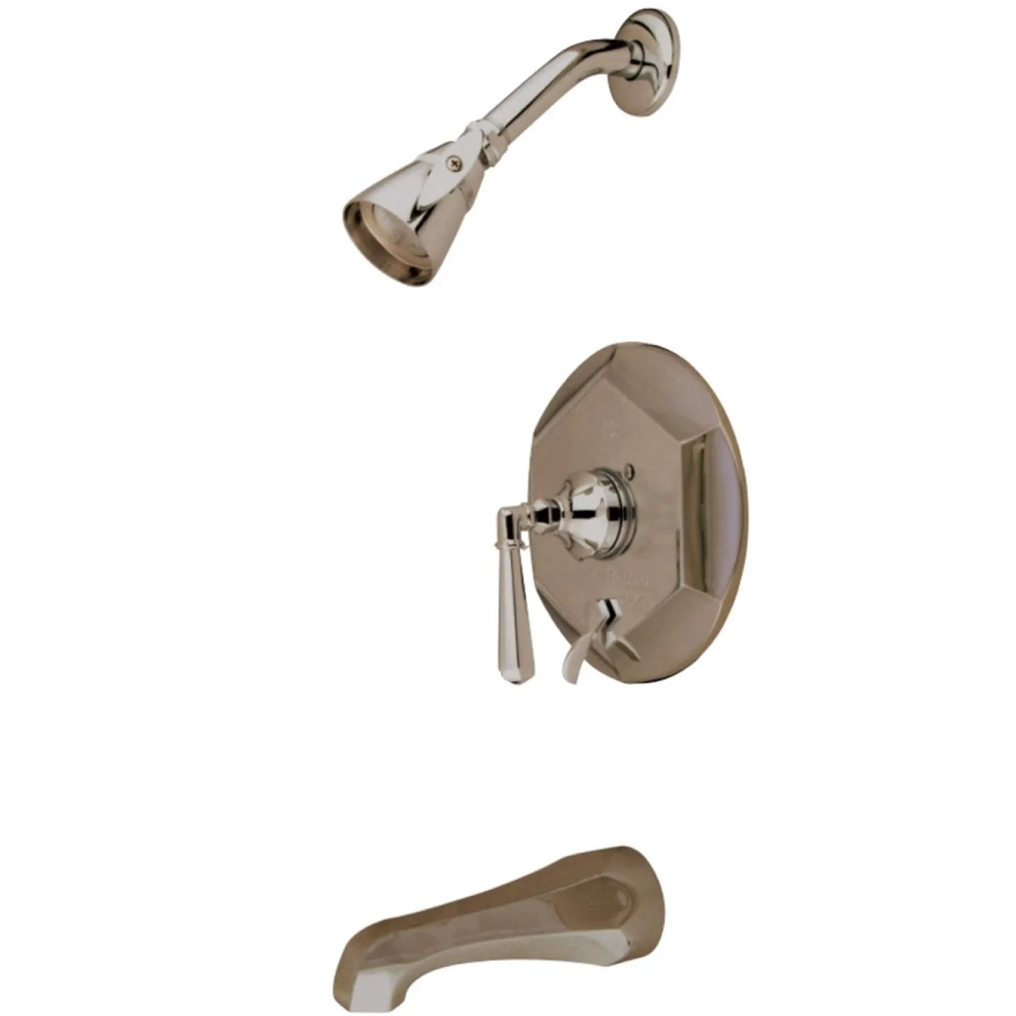 Kingston Brass KB463X0HL-P Tub and Shower Faucet