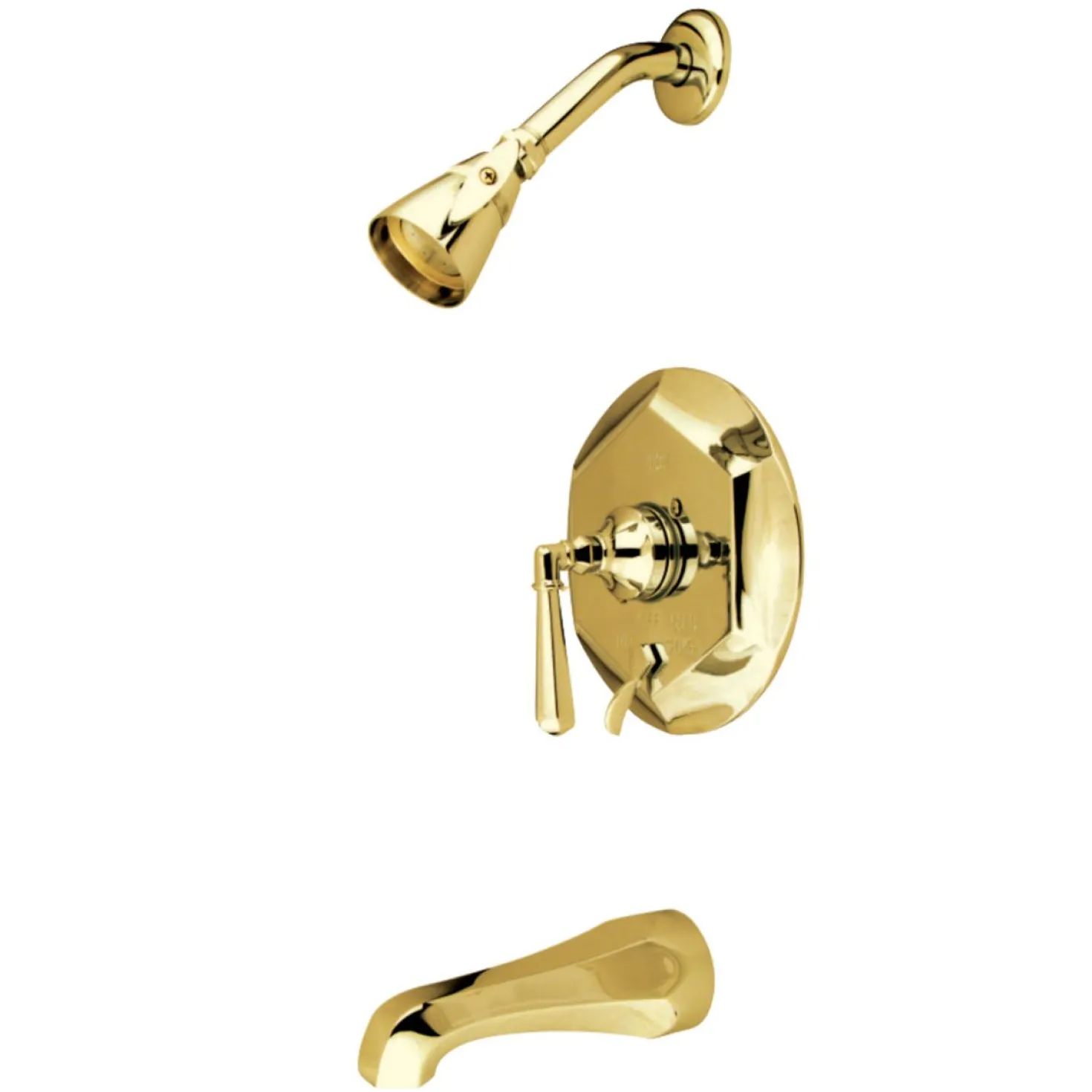Kingston Brass KB463X0HL-P Tub and Shower Faucet