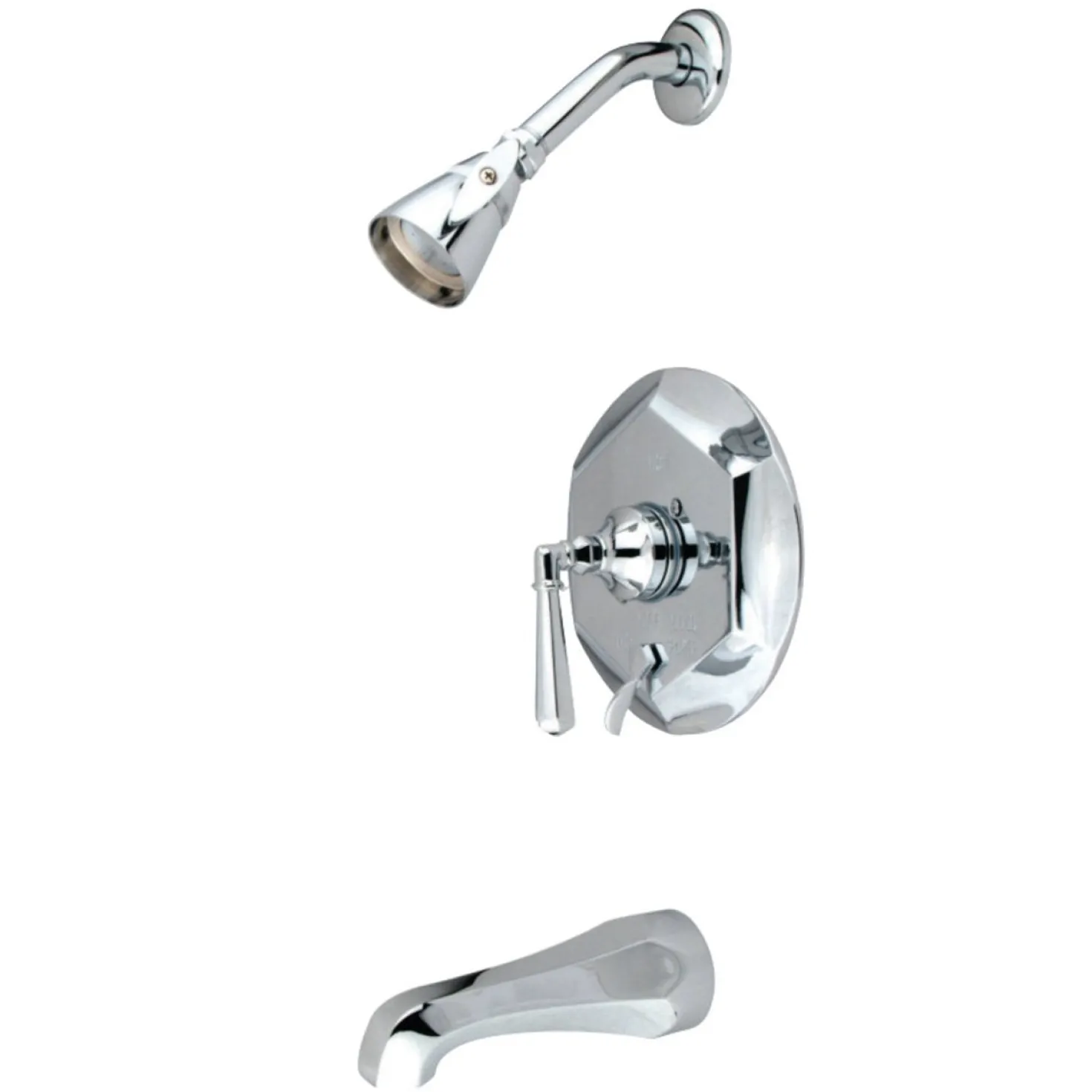 Kingston Brass KB463X0HL-P Tub and Shower Faucet