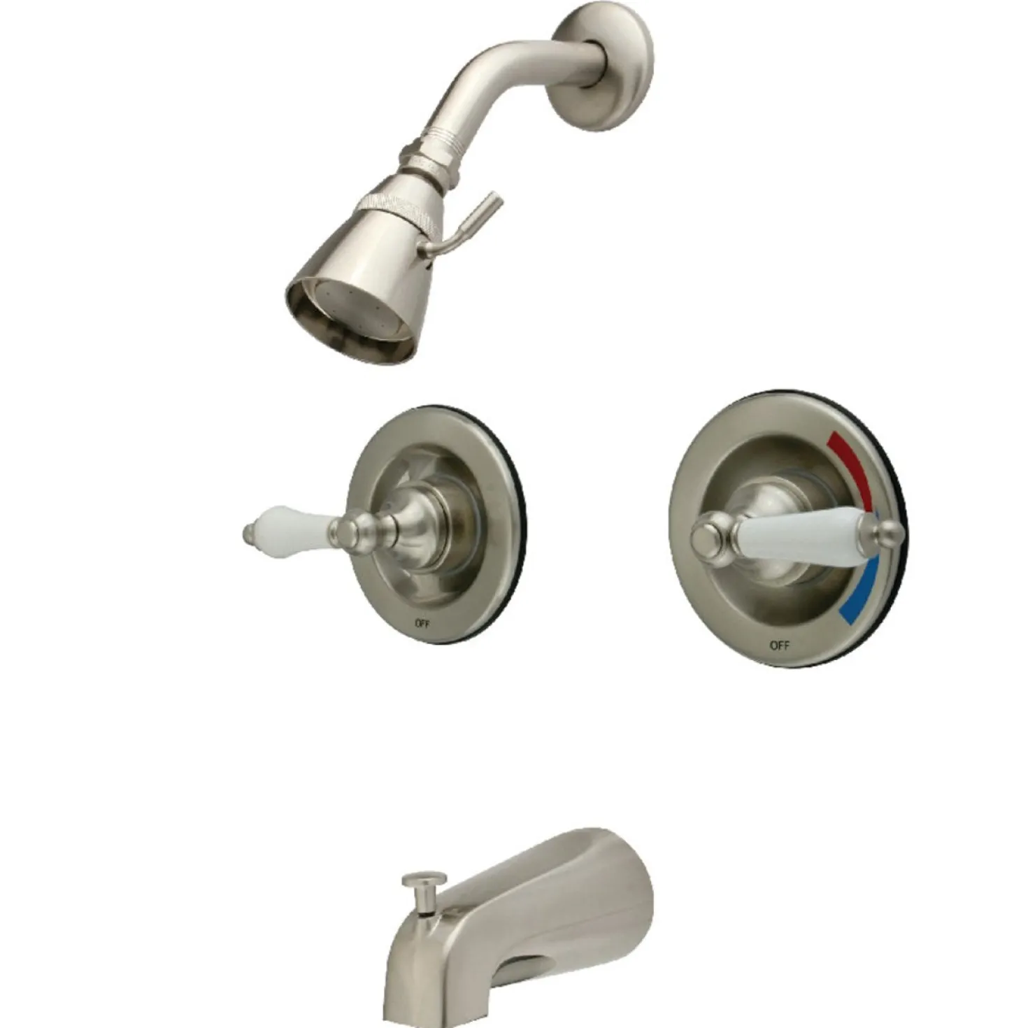 Kingston Brass KB66XPL-P Tub and Shower Faucet