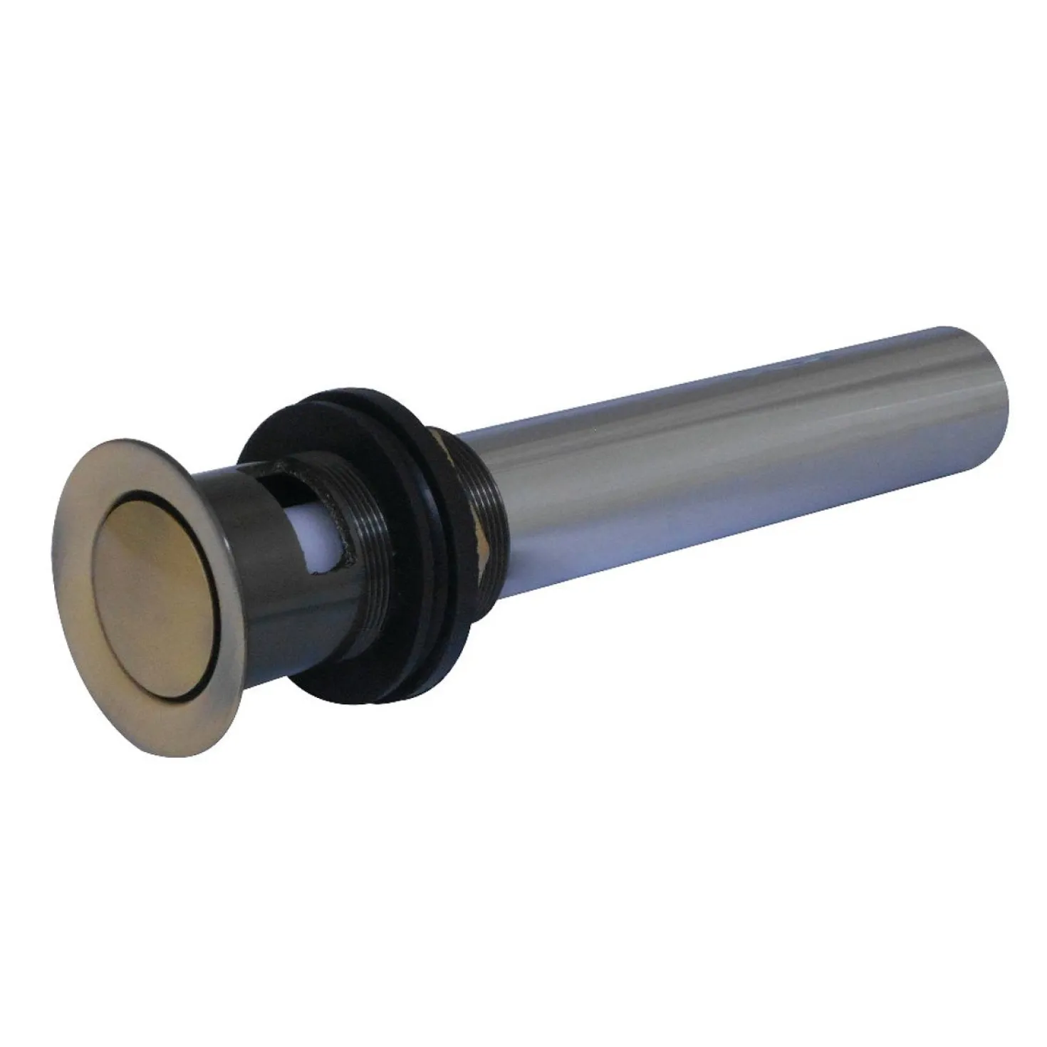 Kingston Brass KB810X-P Push Pop-Up Drain with Overflow