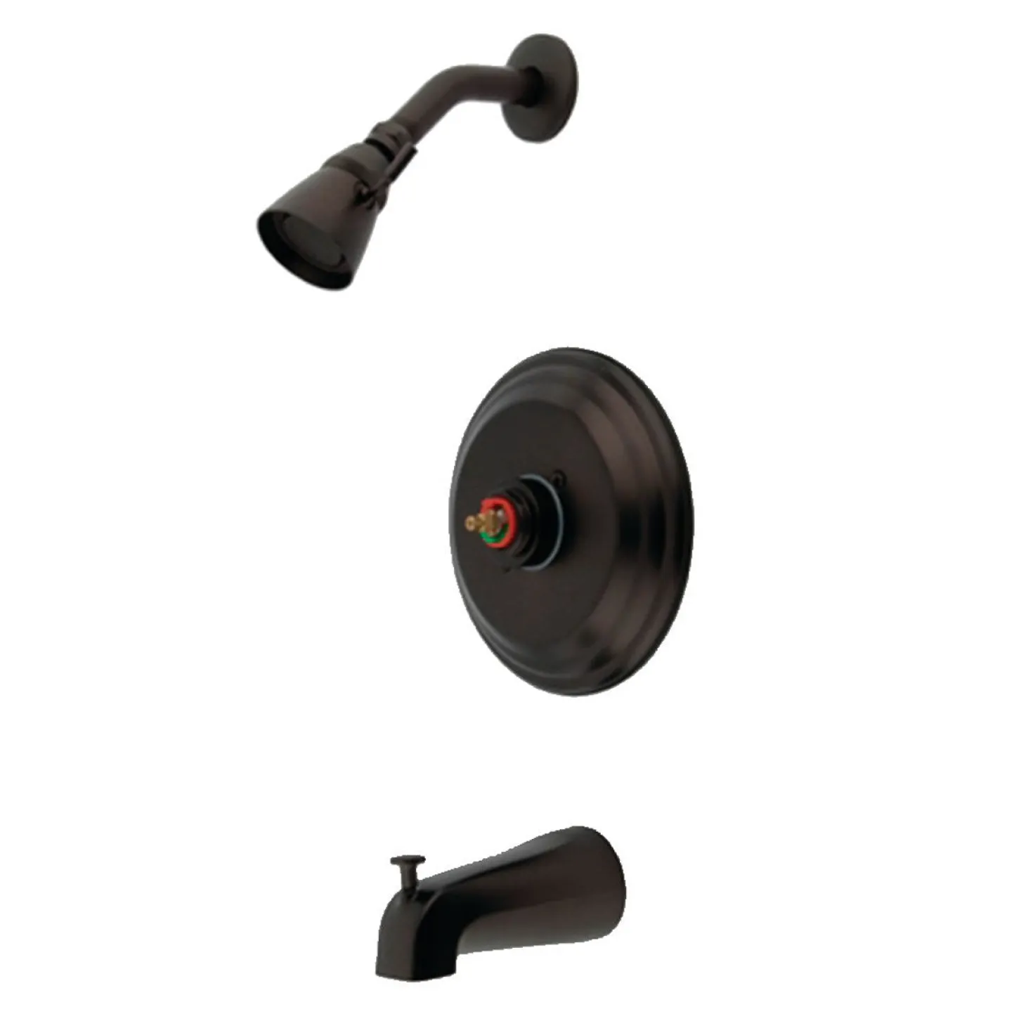 Kingston Brass KB363XTLH-P Tub and Shower Trim Only Without Handle