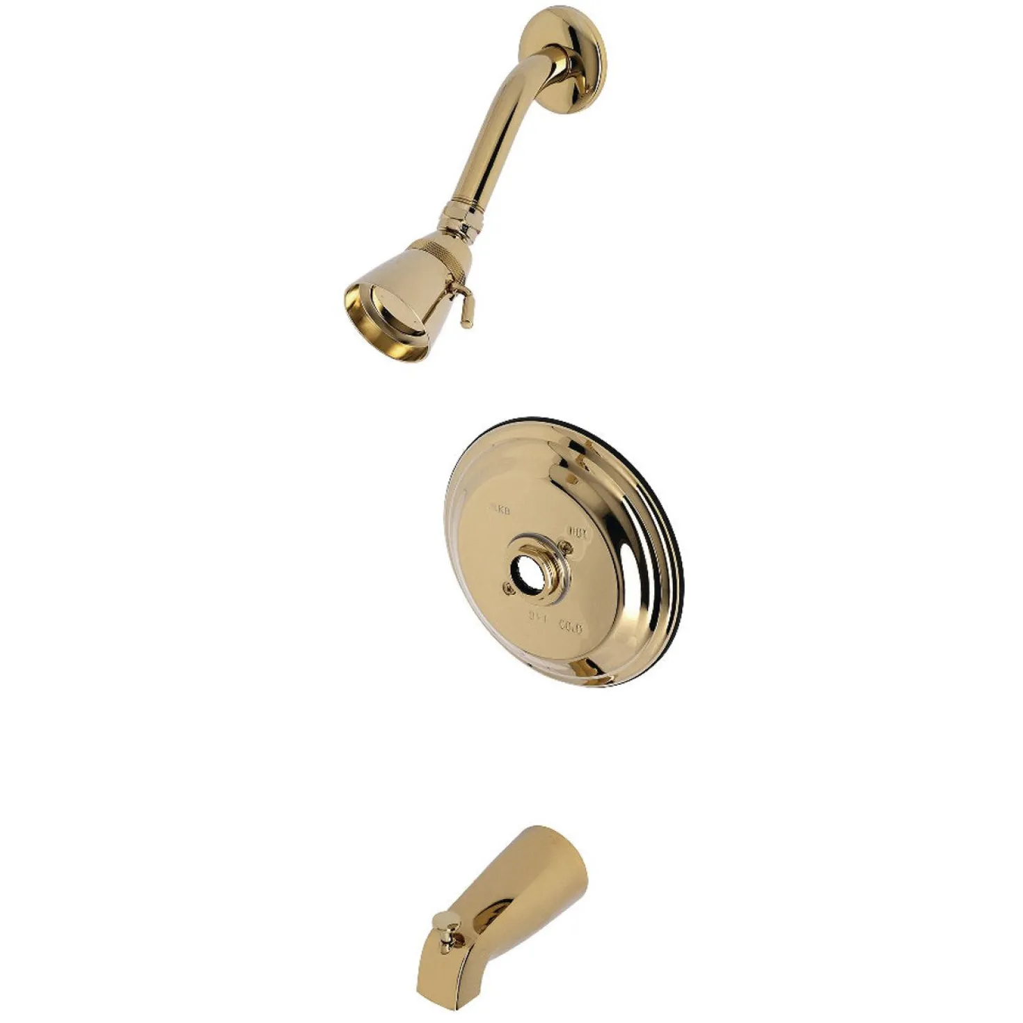 Kingston Brass KB363XTLH-P Tub and Shower Trim Only Without Handle