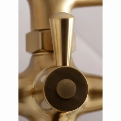 Kingston Brass Kingston Wall Mount Clawfoot Tub Faucet with Hand Shower