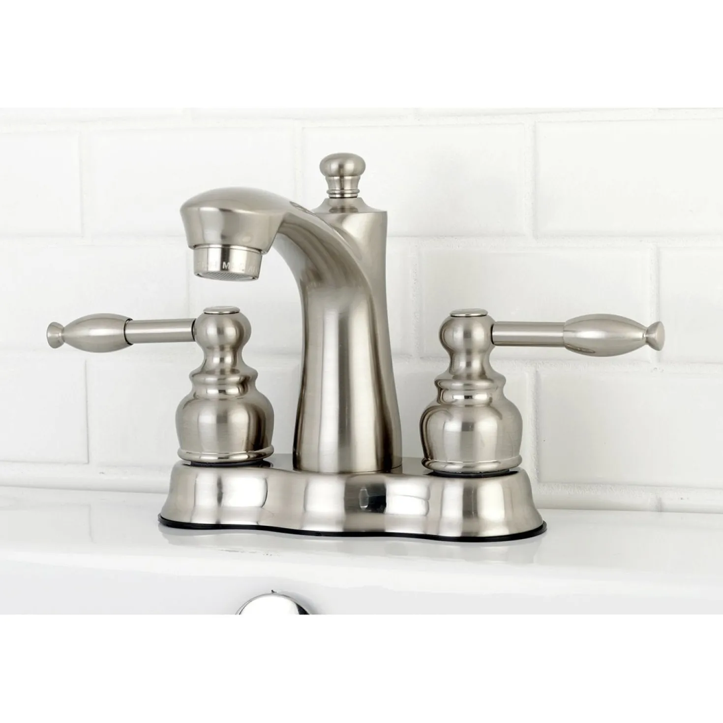 Kingston Brass Knight 4" Centerset Bathroom Faucet