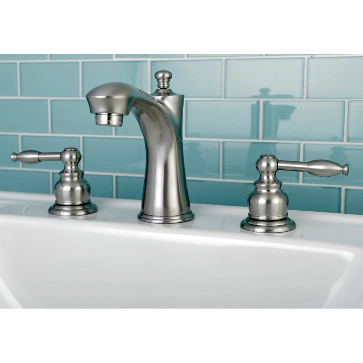 Kingston Brass Knight 8-Inch Widespread Bathroom Faucet