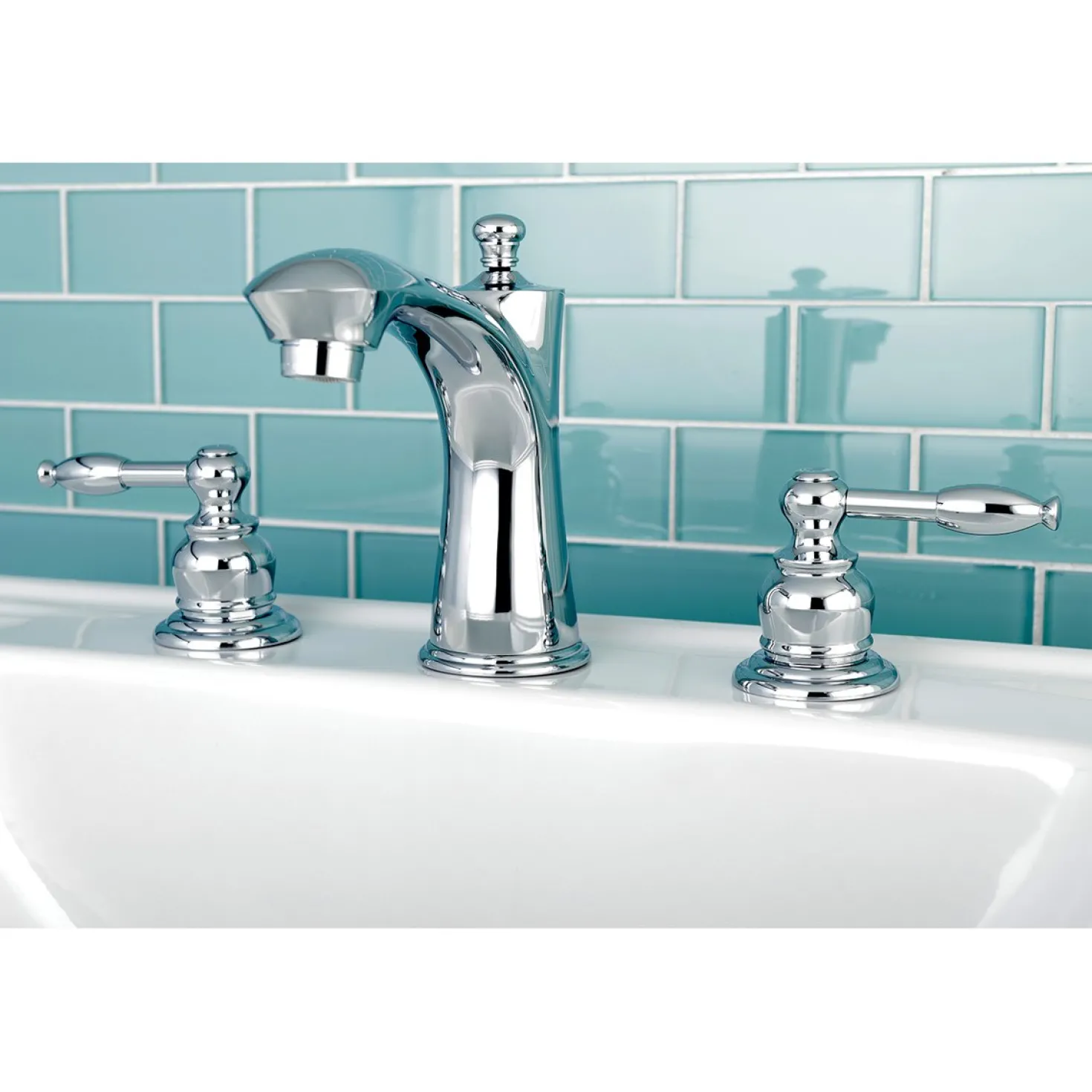 Kingston Brass Knight 8-Inch Widespread Bathroom Faucet