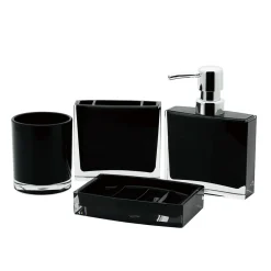 Kingston Brass Krystal Bathware Canyon 4-Piece Bath Accessory Set