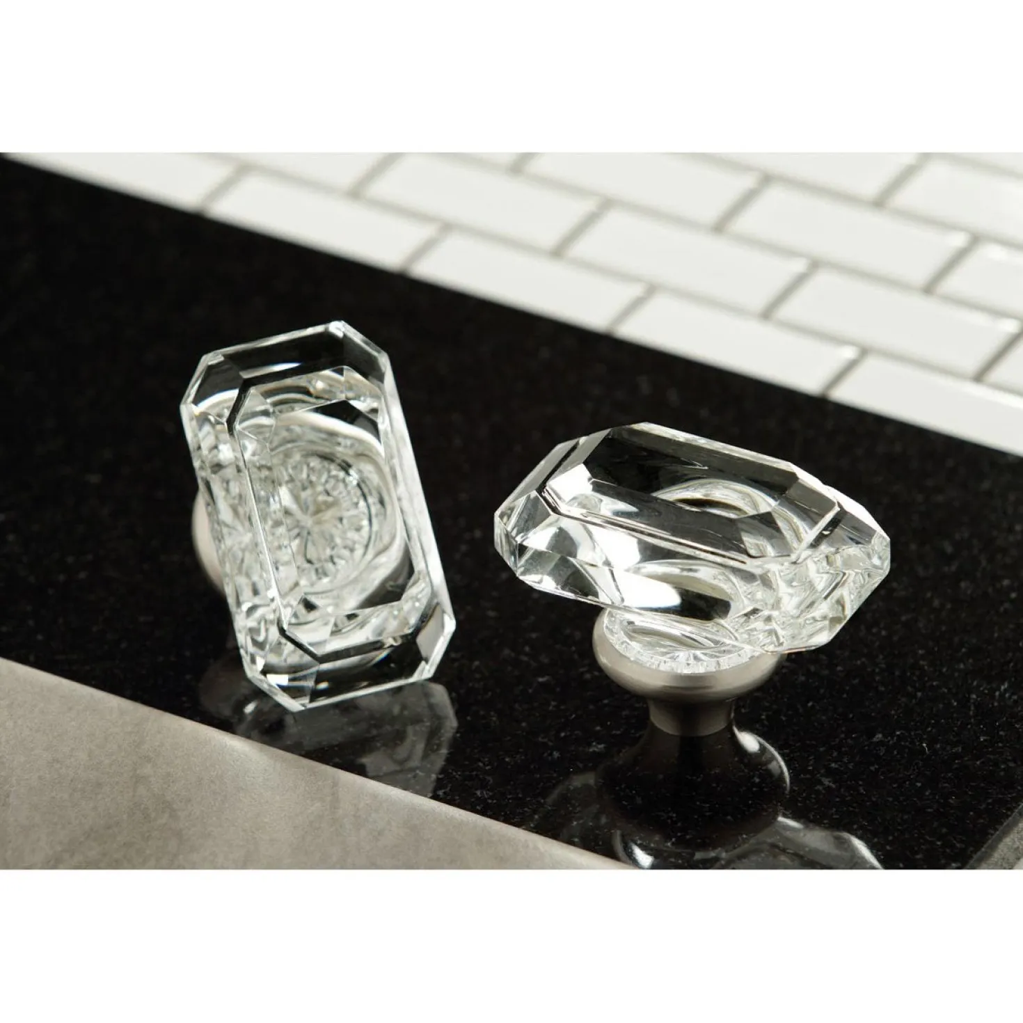 Kingston Brass Krystal Onyx 2-Handle Wall Mount Roman Tub Faucet