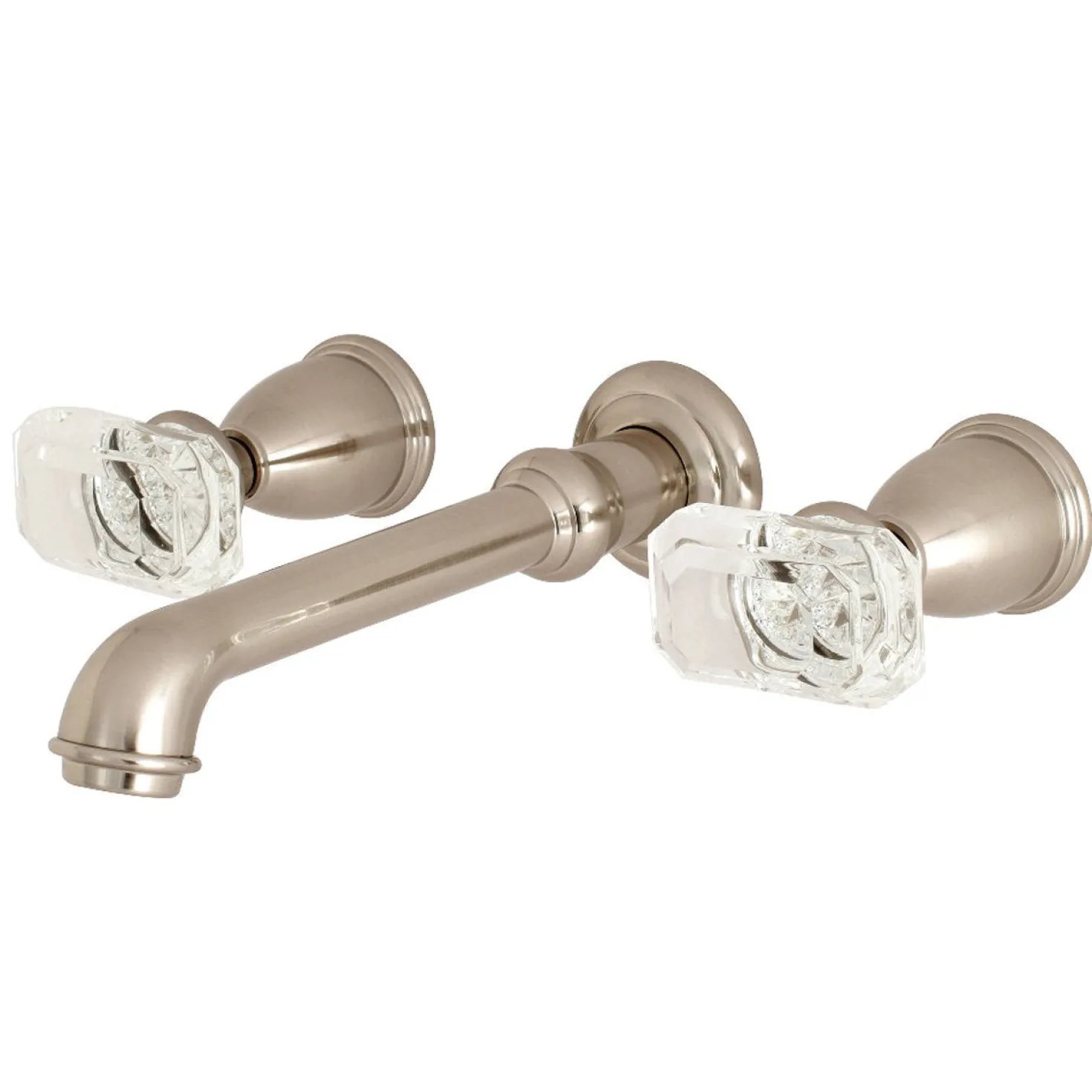 Kingston Brass Krystal Onyx 2-Handle Wall Mount Roman Tub Faucet