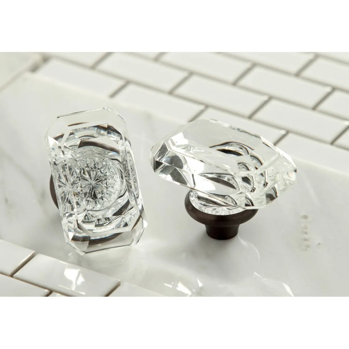 Kingston Brass Krystal Onyx 2-Handle Wall Mount Roman Tub Faucet
