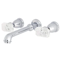 Kingston Brass Krystal Onyx 2-Handle Wall Mount Roman Tub Faucet