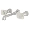Kingston Brass Krystal Onyx Wall Mount 2-Handle Bathroom Faucet
