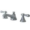 Kingston Brass KS4471BAL 8-Inch Widespread Bathroom Faucet in Polished Chrome