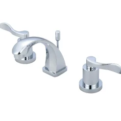 Kingston Brass KS4941DFL Nu Wave Widespread Bathroom Faucet in Polished Chrome