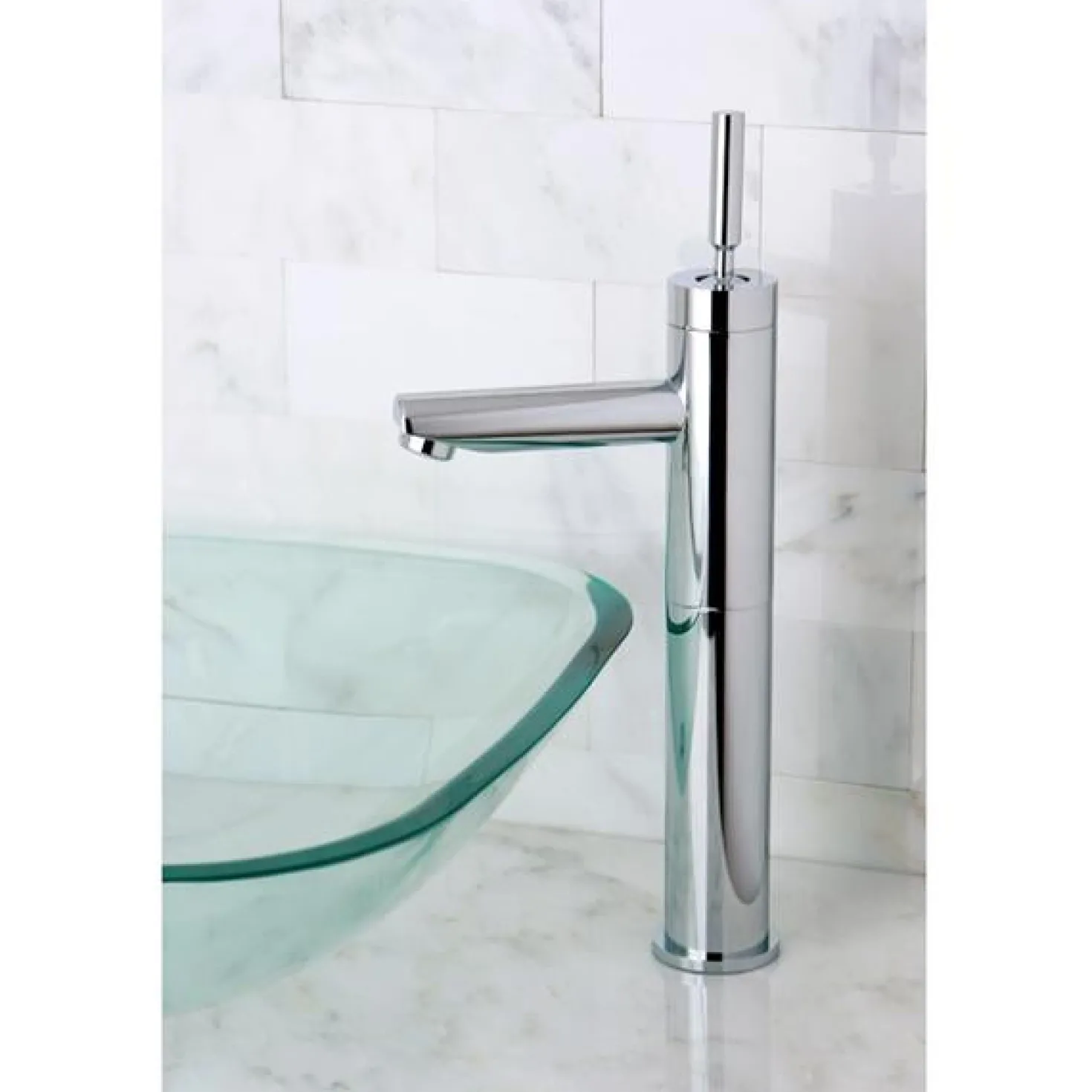 Kingston Brass KS8211DL Concord Single Handle Vessel Sink Faucet without Pop-up and Plate